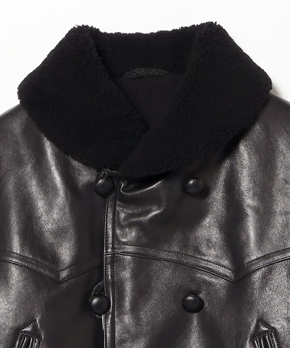 BEAMS（ビームス）COMOLI / ラムレザー カナディアンコート（コート