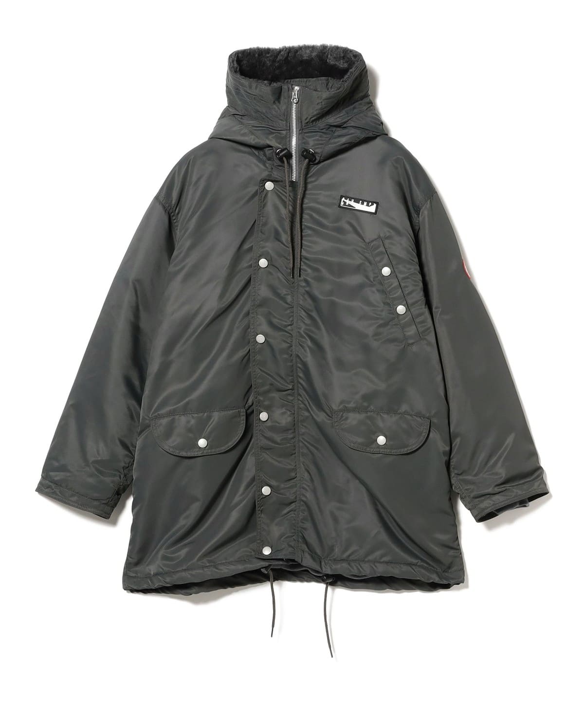 BEAMS（ビームス）C.E / SYNTH FUR HOOD ZIP COAT（コート その他