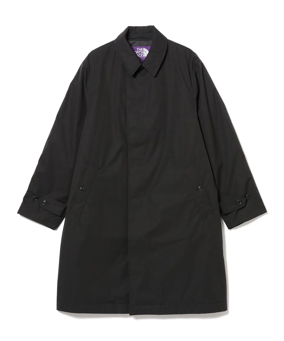 【別注】THE NORTH FACE PURPLE LABEL ザ・ノース・フェイス パープルレーベル / ステンカラーコート コート MEN BLACK L 【別注】THE NORTH FACE PURPLE LABEL ザ・ノース・フェイス パープルレーベル / ステンカラーコート コート MEN BLACK L