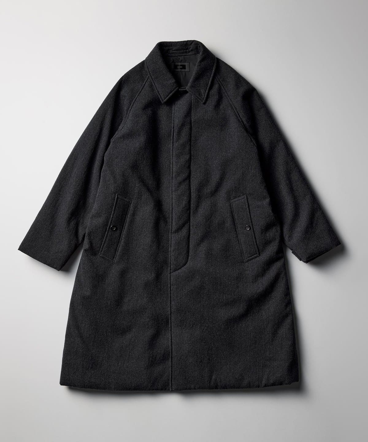 BEAMS（ビームス）the A / Flannel Balmacaan Coat（コート ステン