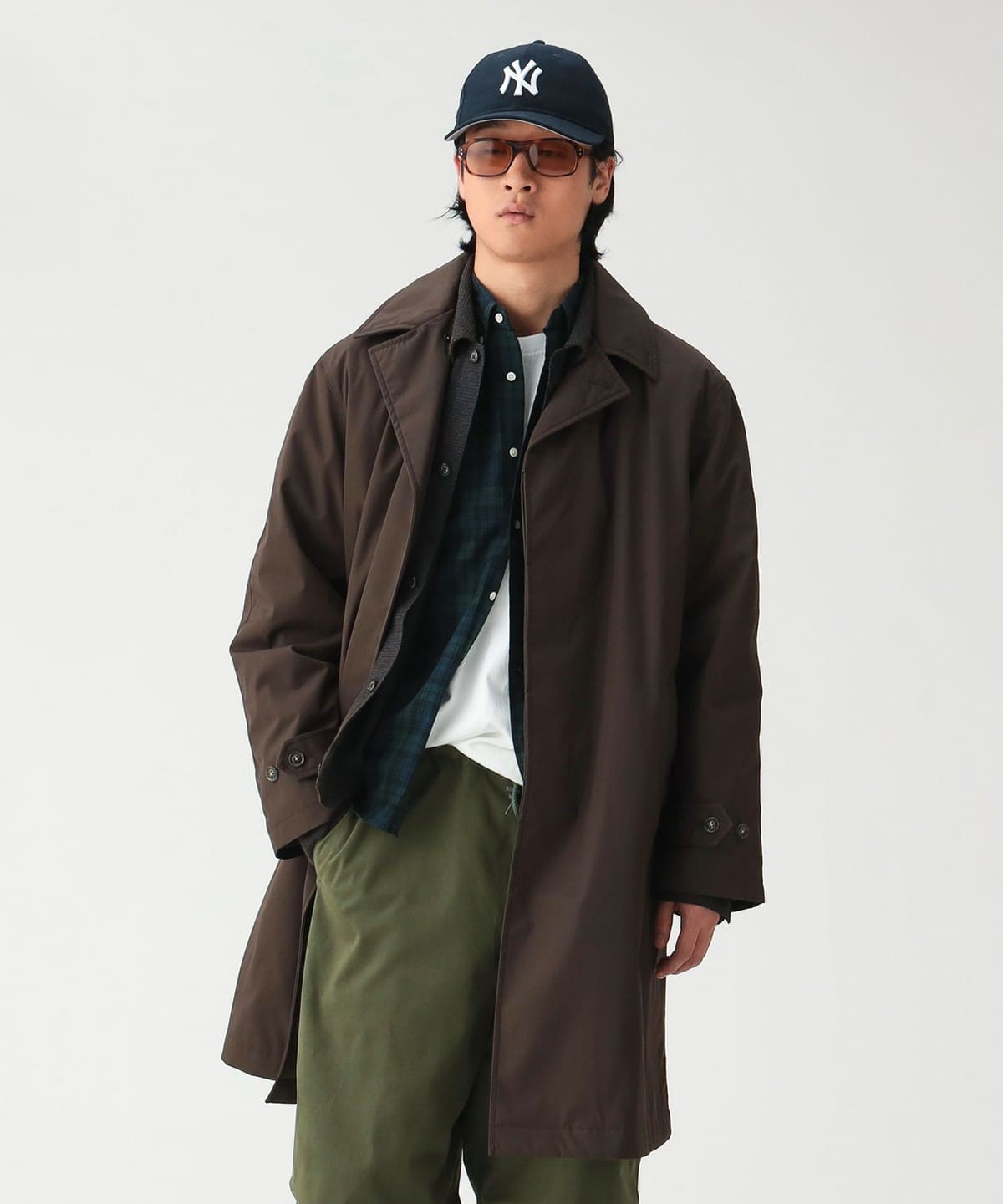 THE NORTH FACE BEAMS 別注 ステンカラーコート ブラウン BEAMS（ビームス）【別注】THE NORTH FACE PURPLE LABEL / ステン