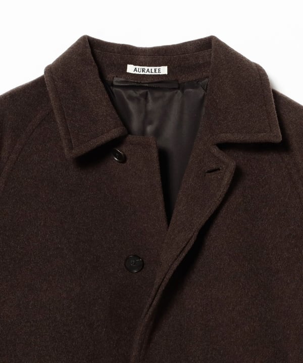 AURALEE / SUPER FINE WOOL MOSSER SOUTIEN COLLAR COAT
