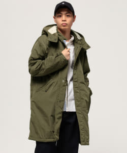 ▲BEAMS / デタッチャブルフード モッズコート