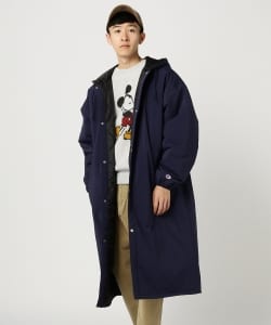▲Champion × BEAMS / 別注 ナイロンタフタ ベンチコート