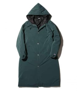 ▲Champion × BEAMS / 別注 ナイロンタフタ ベンチコート