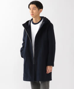 ▲BEAMS / フリース フーデッド ジップ コート