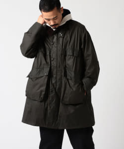 ▲KAPTAIN SUNSHINE × Barbour / スタンドカラー トラベラーコート