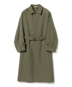 ▲AURALEE / Wool Max Canvas Chambray Soutien Collar Coat