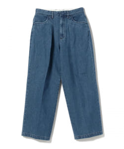 FARAH / One-Tuck Wide Pants 13oz Denim