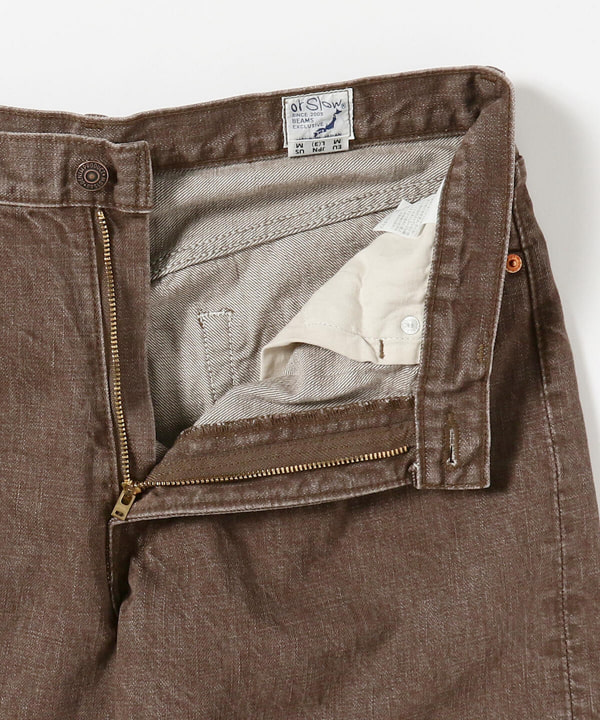 BEAMS（ビームス）orSlow × BEAMS / 別注 Dad's Denim Brown（パンツ