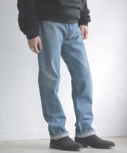 orSlow / 男裝 窄版 洗水 牛仔褲