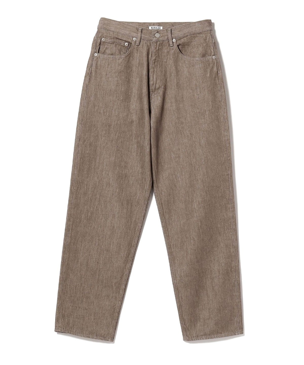 BEAMS（ビームス）AURALEE / Hard Twist Brown Denim Wide Pants