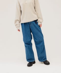 ▲Gramicci × BEAMS / 別注 デニム オーバーパンツ