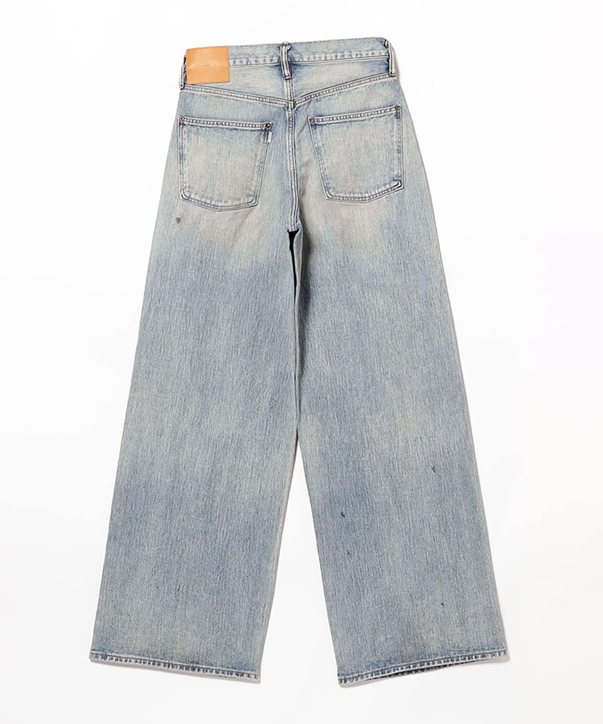 BEAMS（ビームス）SUGARHILL / Faded Modern Denim Wide Trousers