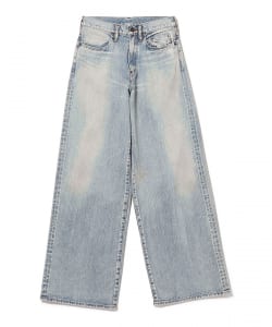 ▲SUGARHILL / Faded Modern Denim Wide Trousers