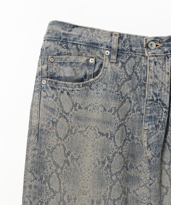 BEAMS（ビームス）DAIRIKU / Python Flare Denim Pants（パンツ デニム