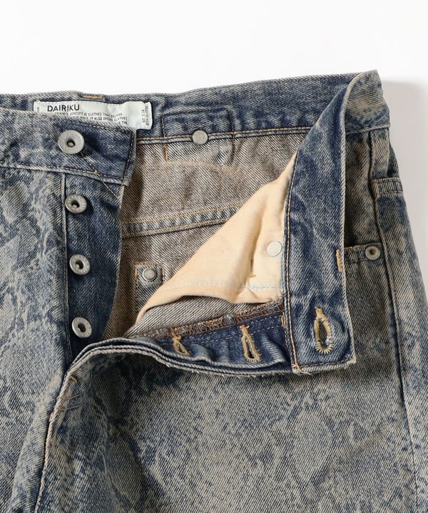 dairiku ×sugarhill beams flaredenimpants BEAMS（ビームス）DAIRIKU / Python Flare Denim Pants（パンツ デニム