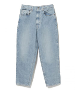 ▲GOLD / 14oz. Denim 5Pocket Wide Pants Aged Model