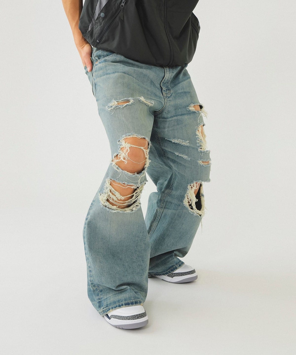 BEAMS×Levi's 519クラッシュデニム W30L3139sのBEAMS×Levi - デニム