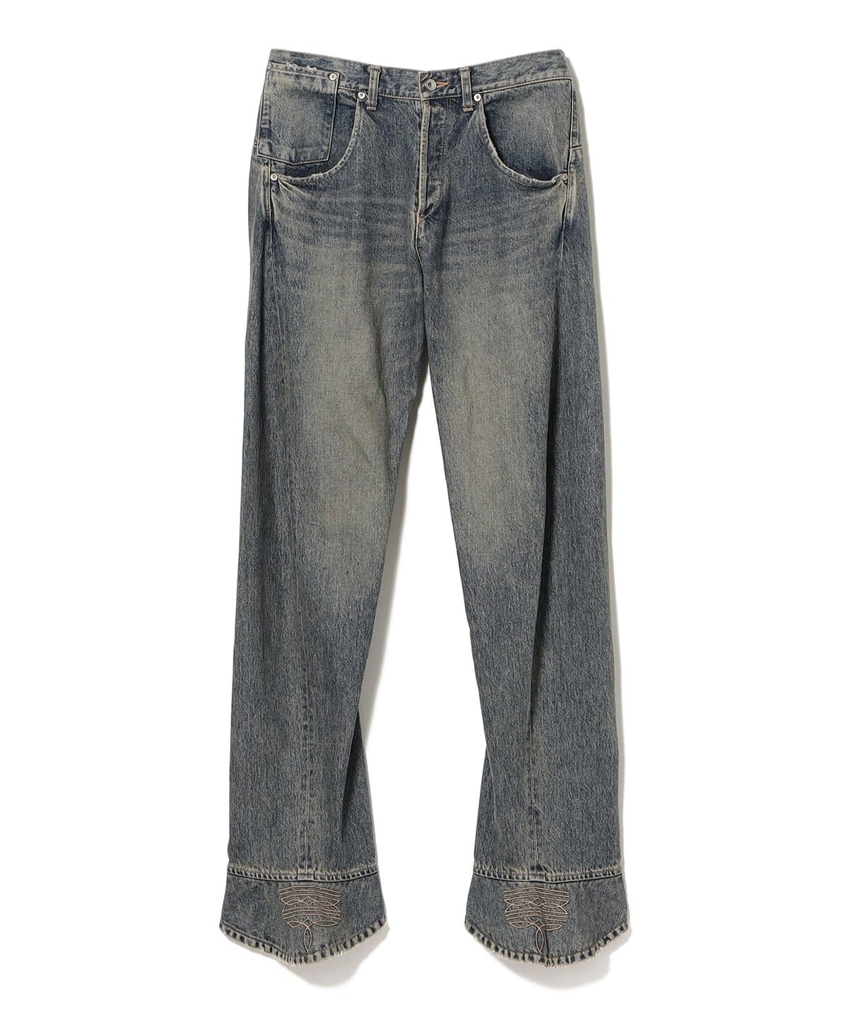 DAIRIKU �_�C���N / Cowboy Shoes Draping Denim Pants �p���c MEN INDIGO 31(L)