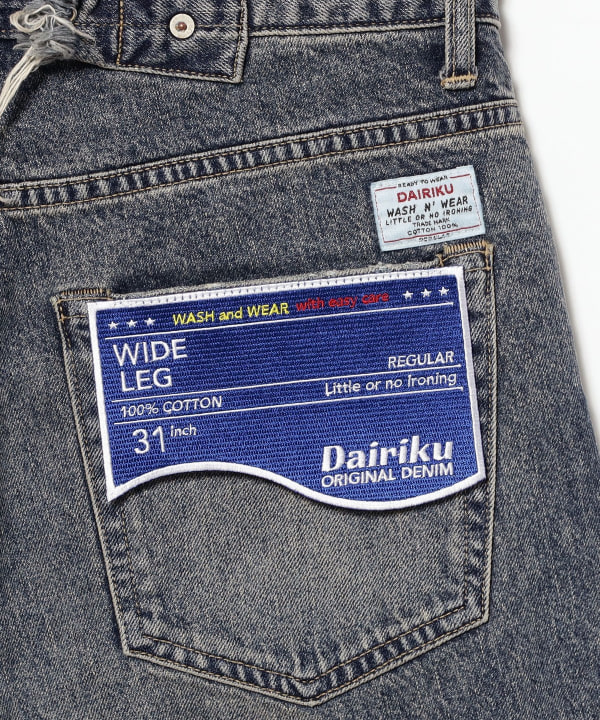 DAIRIKU / 复古宽牛仔裤