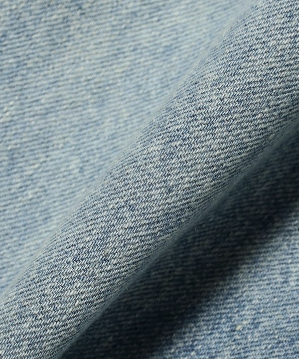 AURALEE / SELVEDGE FADED HEAVY DENIM WIDE PANTS