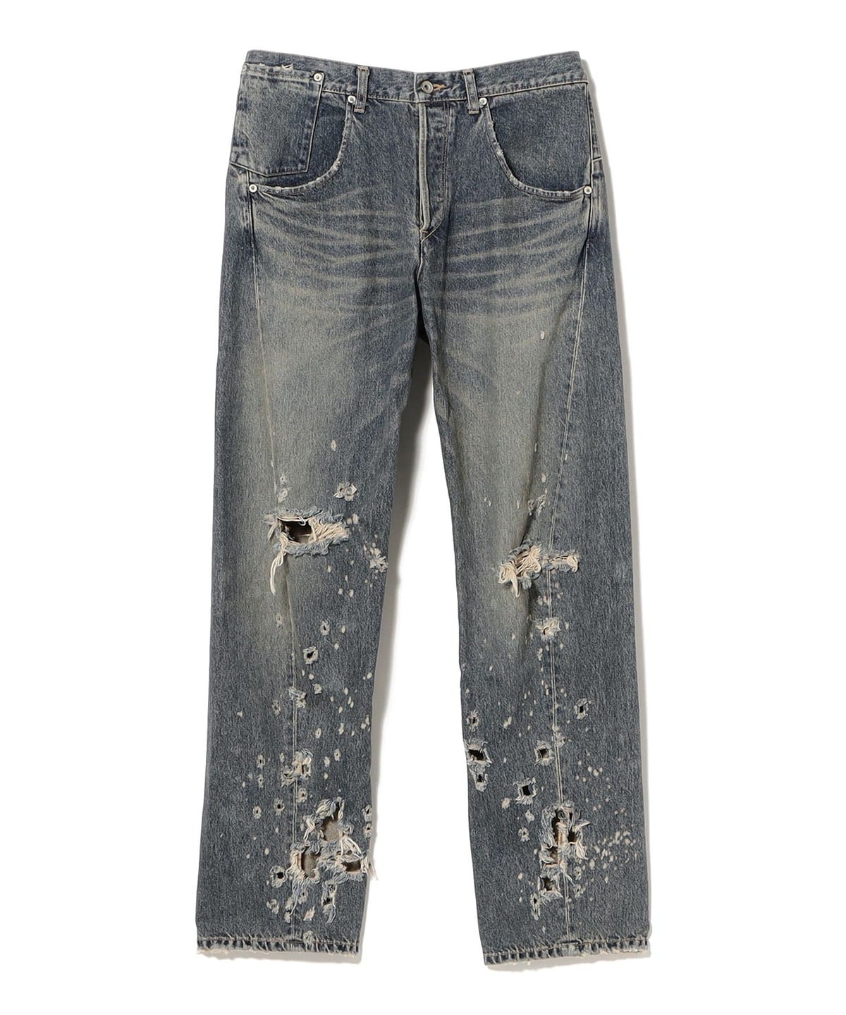 BEAMS（ビームス）DAIRIKU / Super Damage Draping Denim Pants