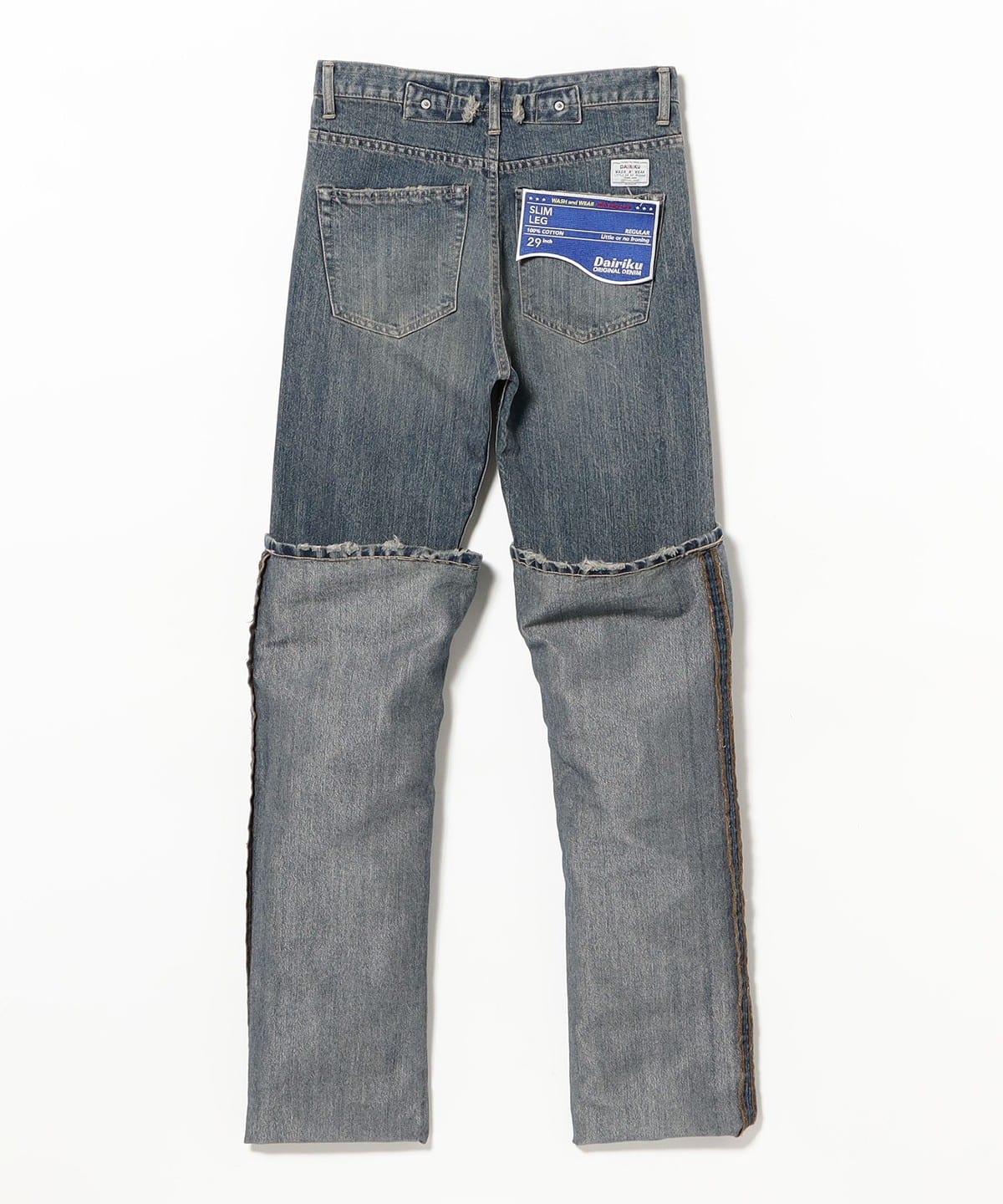 BEAMS（ビームス）DAIRIKU / Super Long Lame Denim Pants（パンツ
