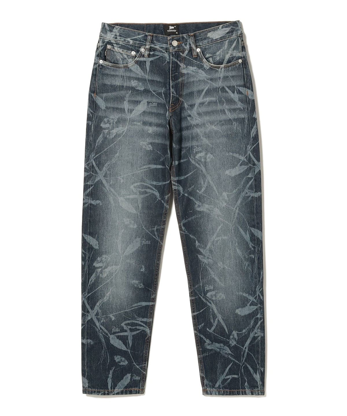 PATTA パタ / Leaves Laser Print Denim Pants パンツ MEN BlueDenim 34 PATTA パタ / Leaves Laser Print Denim Pants パンツ MEN BlueDenim 34