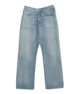 AURALEE / SELVEDGE FADED LIGHT DENIM PANTS