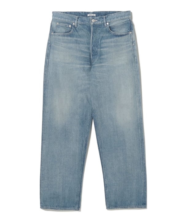 BEAMS（ビームス）AURALEE / SELVEDGE FADED LIGHT DENIM WIDE