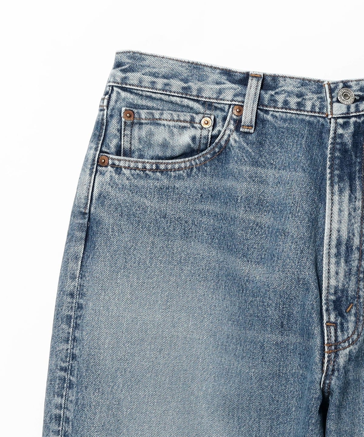【BEAMS別注】orSlow 101 DAD'S FIT DENIM ブルー BEAMS JAPAN（ビームス ジャパン）【別注】orSlow / 100 super