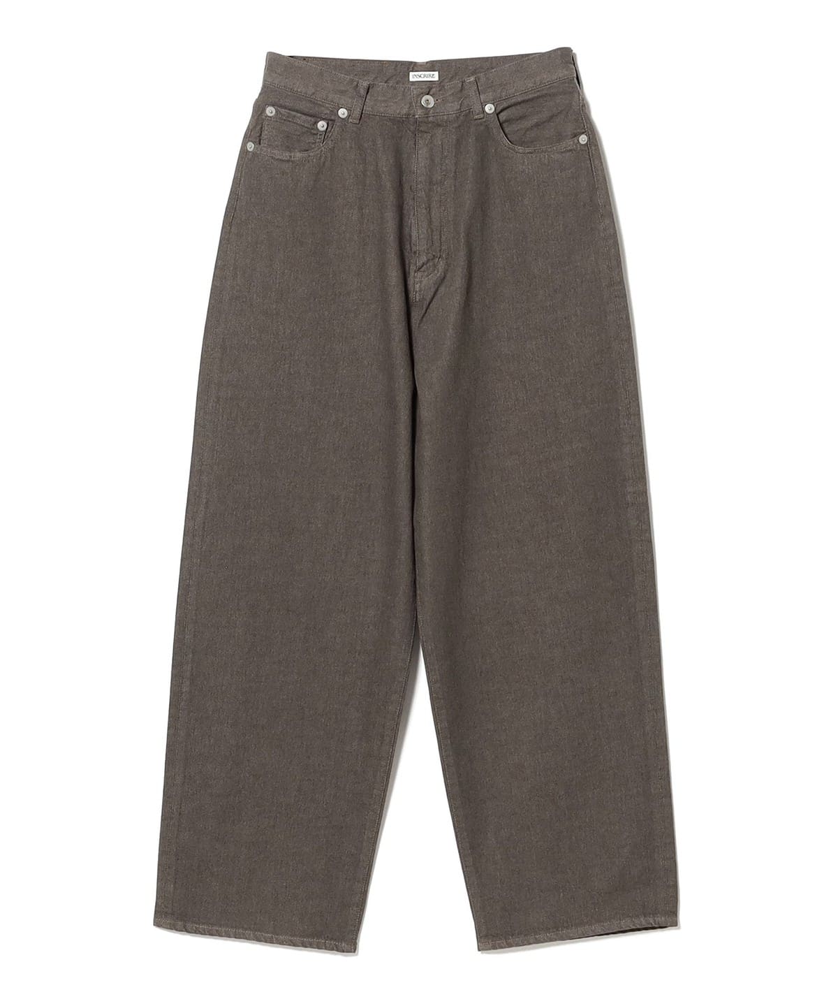 INSCRIRE アンスクリア / Color Denim Balloon Pants パンツ MEN GREY BROWN 34 INSCRIRE アンスクリア / Color Denim Balloon Pants パンツ MEN GREY BROWN 34