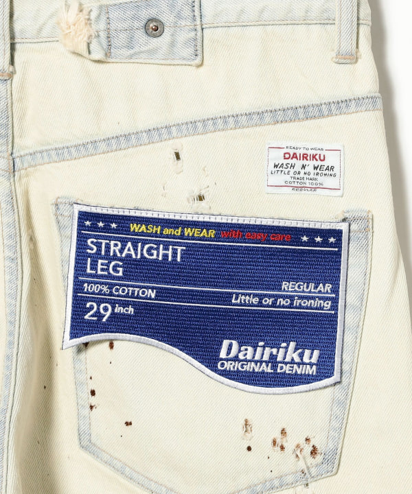 DAIRIKU / W-Velt Denim Pants