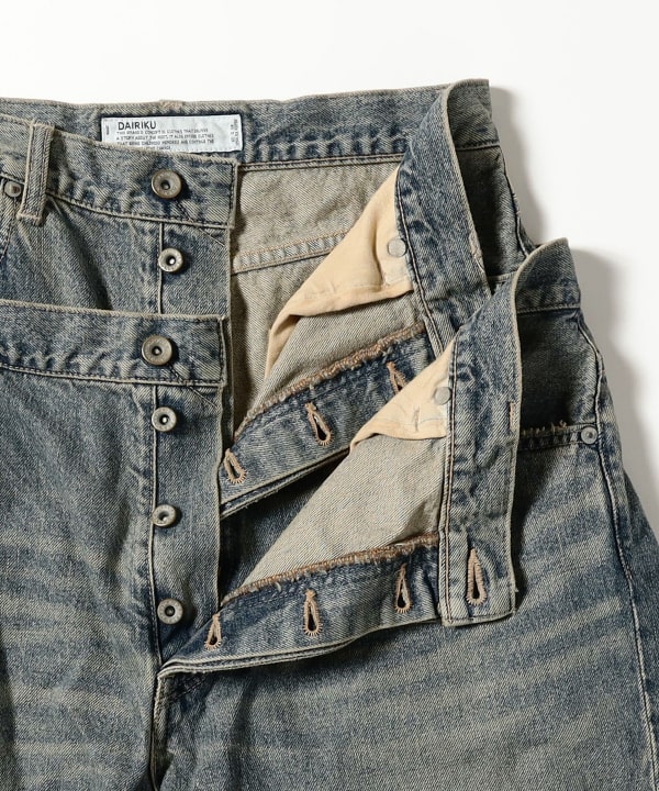 BEAMS（ビームス）DAIRIKU / Docking Wide＆Straight Denim Pants