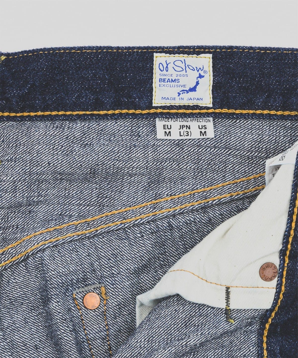 BEAMS JAPAN（ビームス ジャパン）【別注】orSlow / 100 super