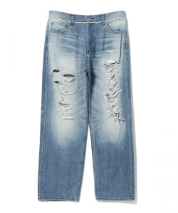 NOMA t.d. / Crash Denim Wide Jeans
