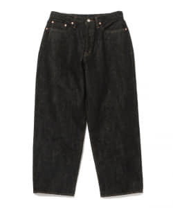 Sanca / Black Denim Wide 5Pocket Pants