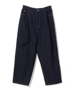 ▲URU / Denim Tuck Wide Pants