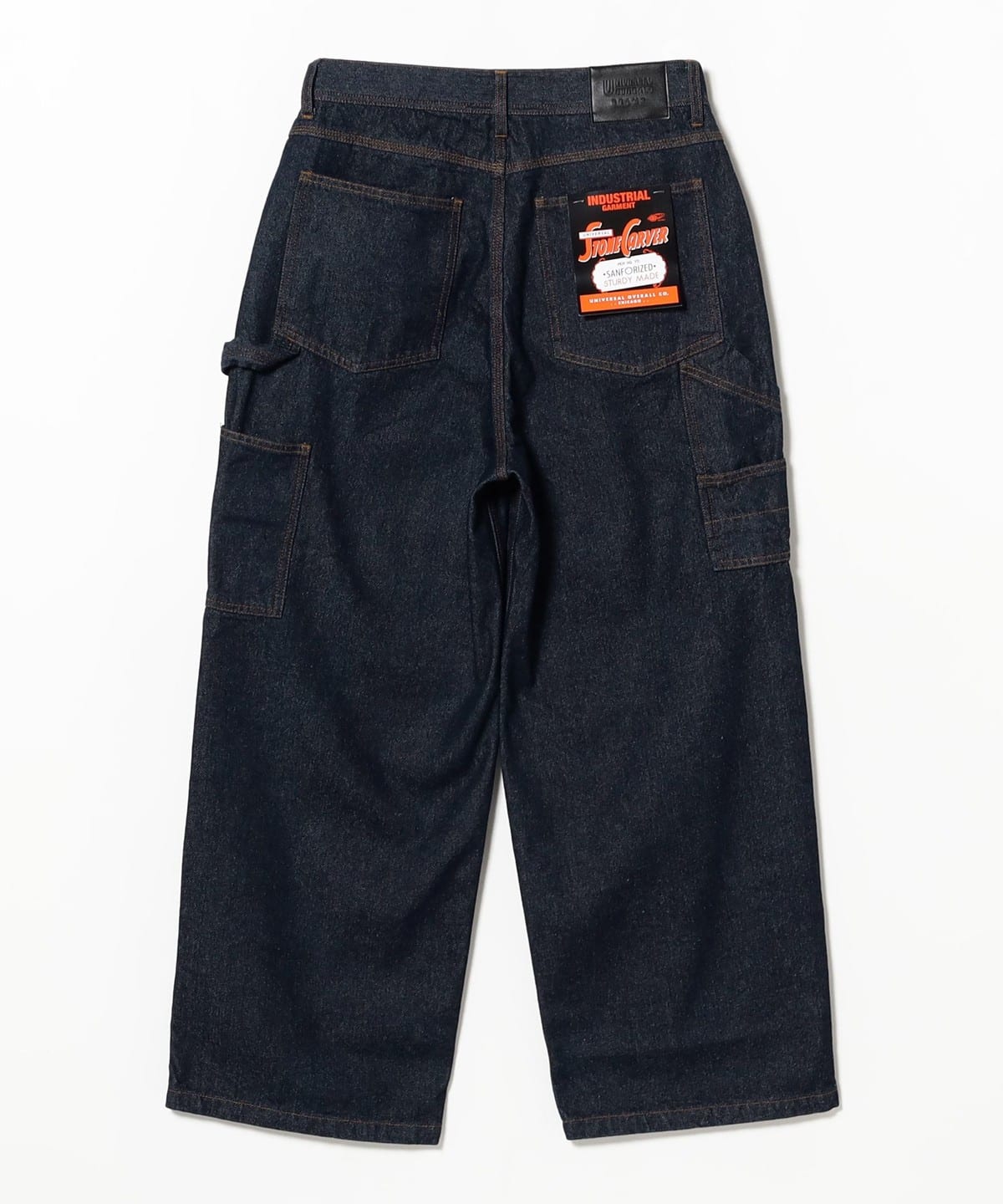 BEAMS【別注】 UNIVERSAL OVERALL ダブルニーデ ニムパンツ BEAMS（ビームス）【別注】UNIVERSAL OVERALL / ダブルニー
