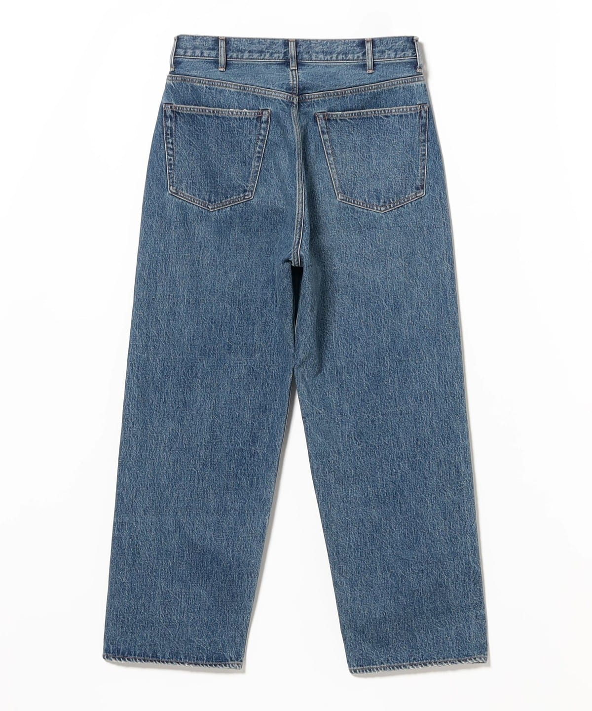 BEAMS (BEAMS) [商店限量商品] “the A”/ 鑲邊寬牛仔褲 二手貨