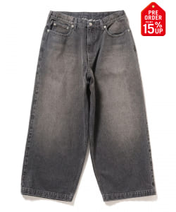 【+15%ポイントUP】バルーン ワイド デニムパンツ