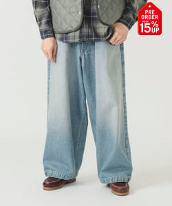 【+15%ポイントUP】バルーン ワイド デニムパンツ