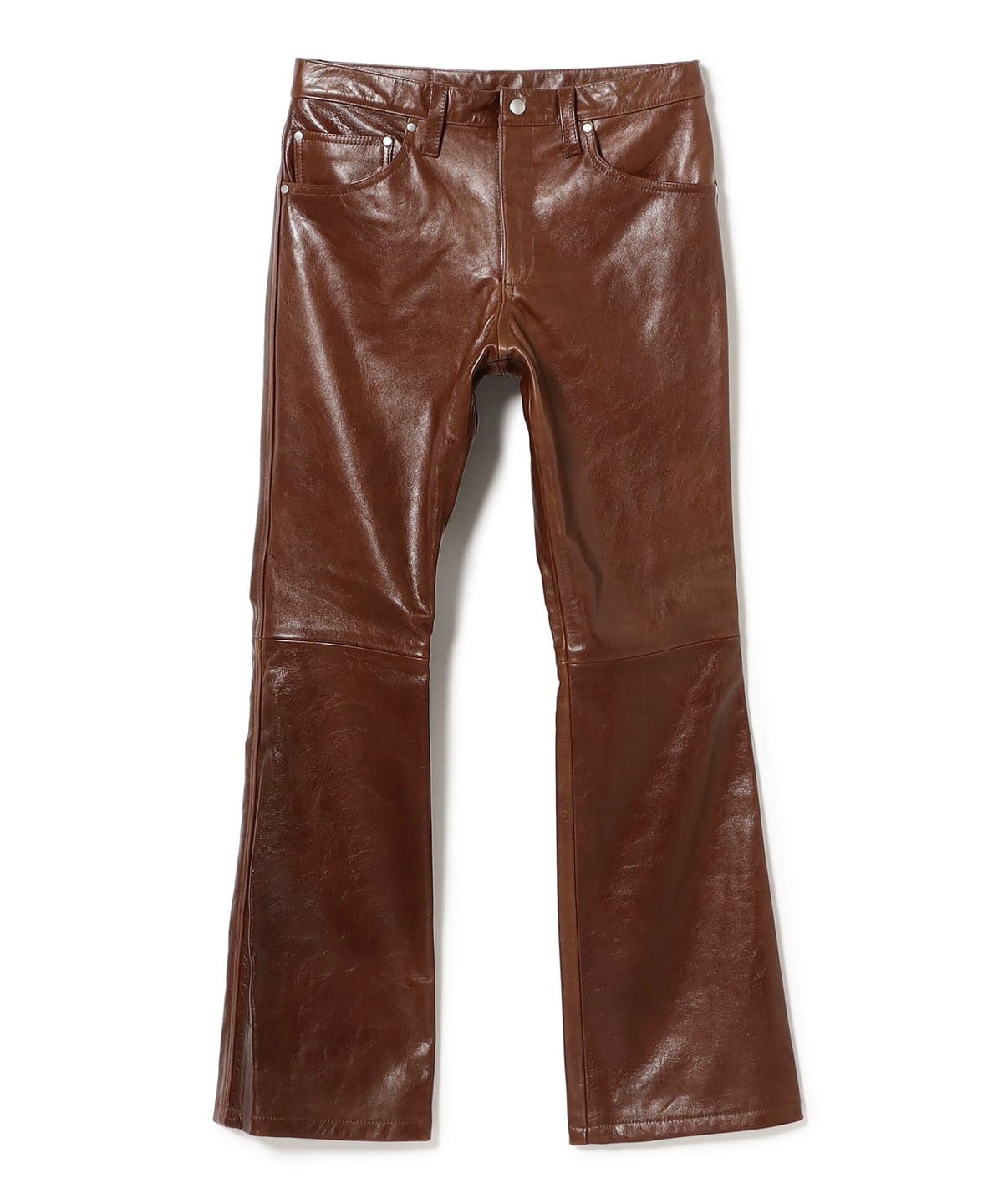 FUTURE ARCHIVE / LEATHER PANTS パンツ MEN BROWN M FUTURE ARCHIVE / LEATHER PANTS パンツ MEN BROWN M
