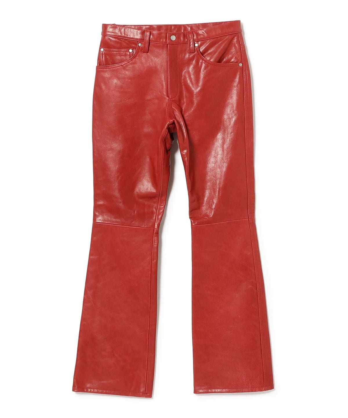 FUTURE ARCHIVE / LEATHER PANTS パンツ MEN RED M FUTURE ARCHIVE / LEATHER PANTS パンツ MEN RED M