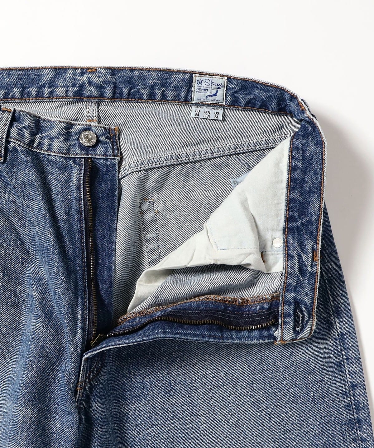 orSlow × BEAMS 別注 Dad's Denim Pants L BEAMS（ビームス）orSlow / SUPER DAD'S DENIM PANTS BLACK