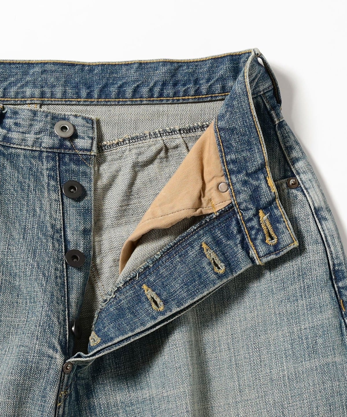 BEAMS（ビームス）refomed / FRESH MAN DENIM WIDE PANTS（USED 