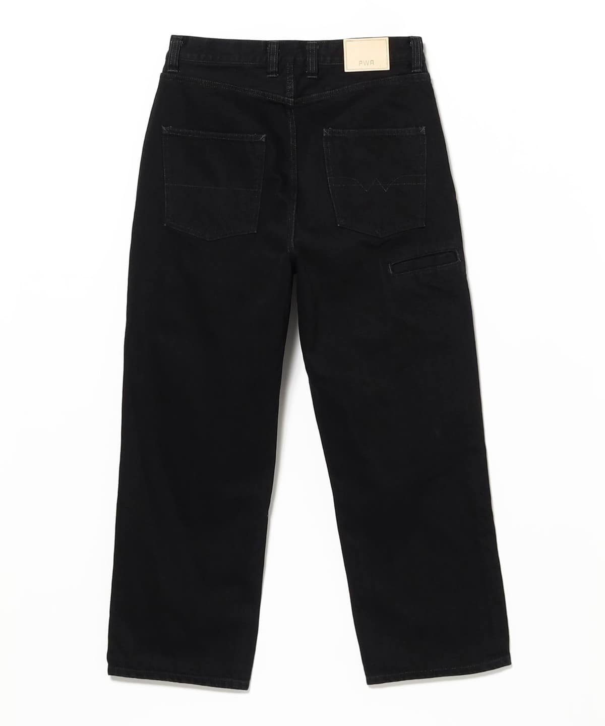 PWA / relax-fit 6p jeans/L/コットン/BLK/p10c003-pt01/タグ付 BEAMS（ビームス）PWA / RELAX-FIT 6P JEANS（パンツ デニムパンツ