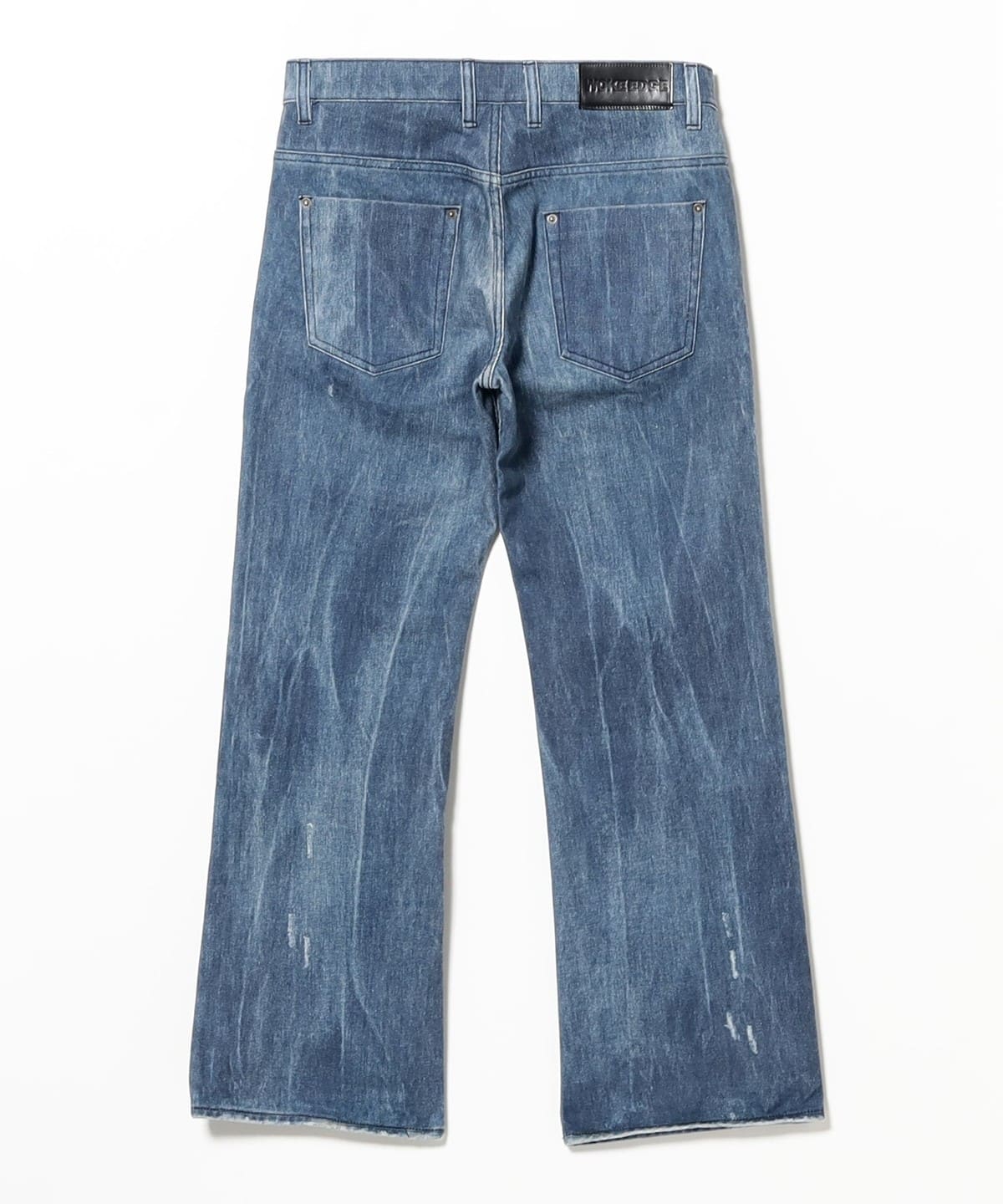 BEAMS（ビームス）WOKE EDGE / Printed Loose Flare Denim（パンツ