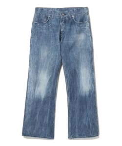 WOKE EDGE / Printed Loose Flare Denim